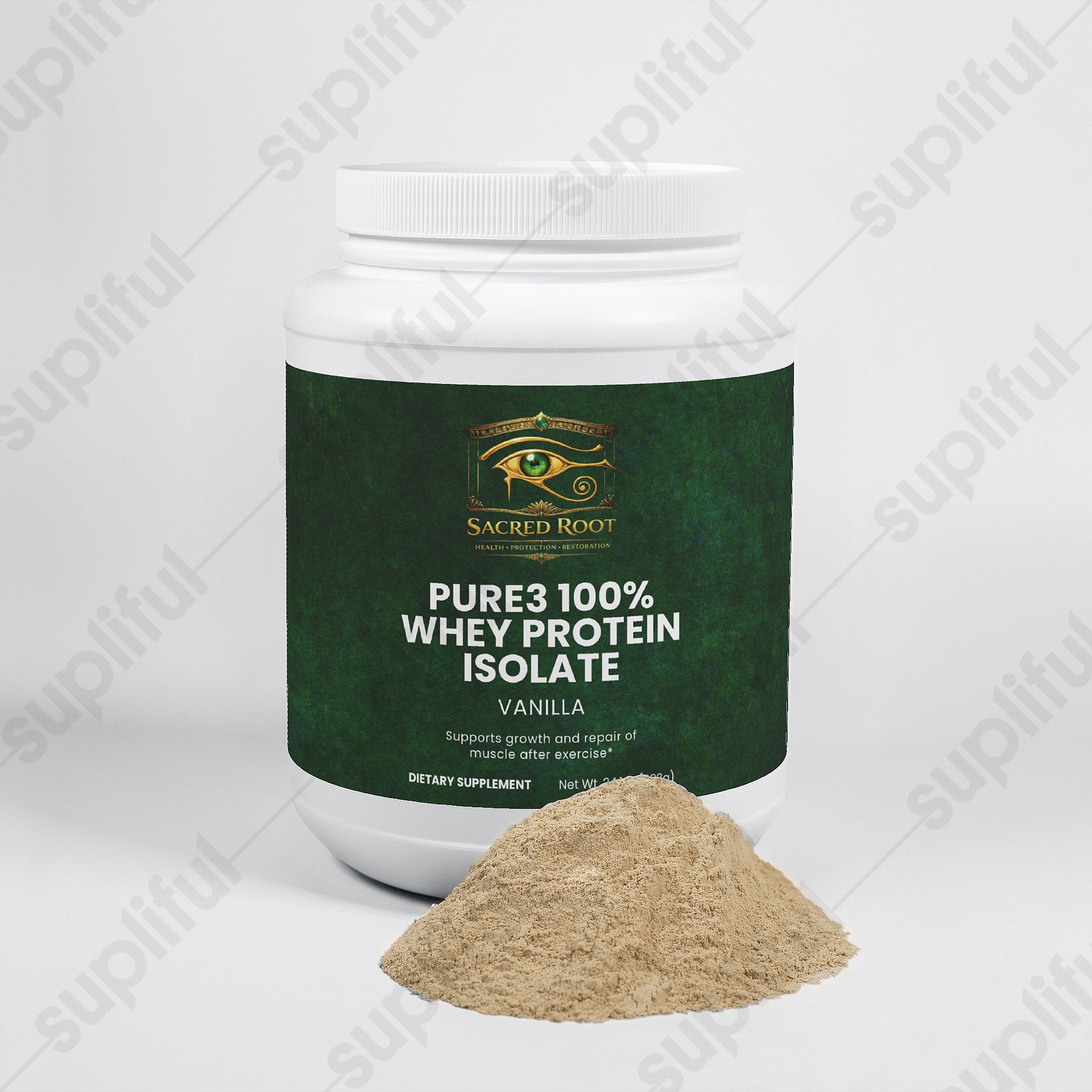 Pure3 100% Whey Protein Isolate (Vanilla)